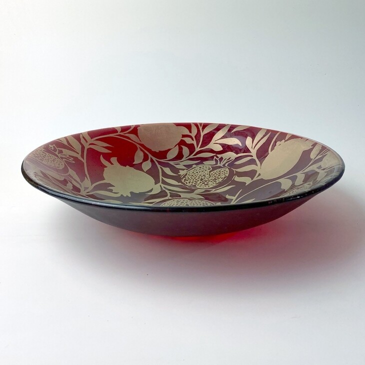 kiku LG Bowl Pomegranate