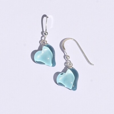 ESO24sBS bluestone heart earring 