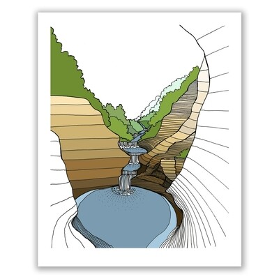 SGF rocky waterfall 8x10