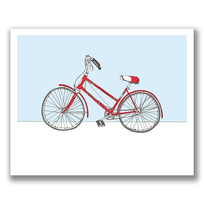 SGF red schwinn 5x7