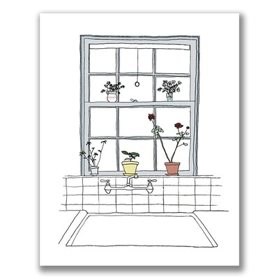 SGF plants kitchen window 5x7
