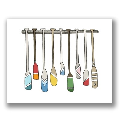SGF oars and paddles 8x10