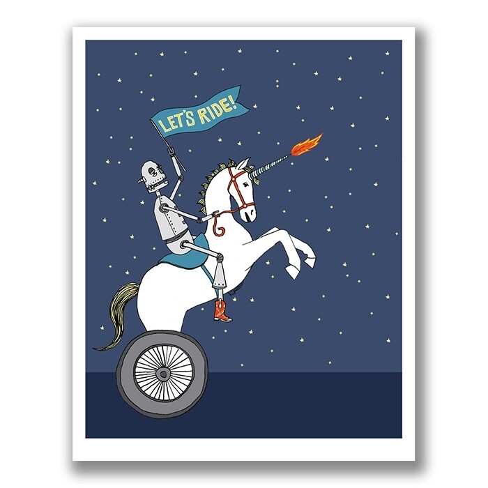 SGF robot unicorn 5x7