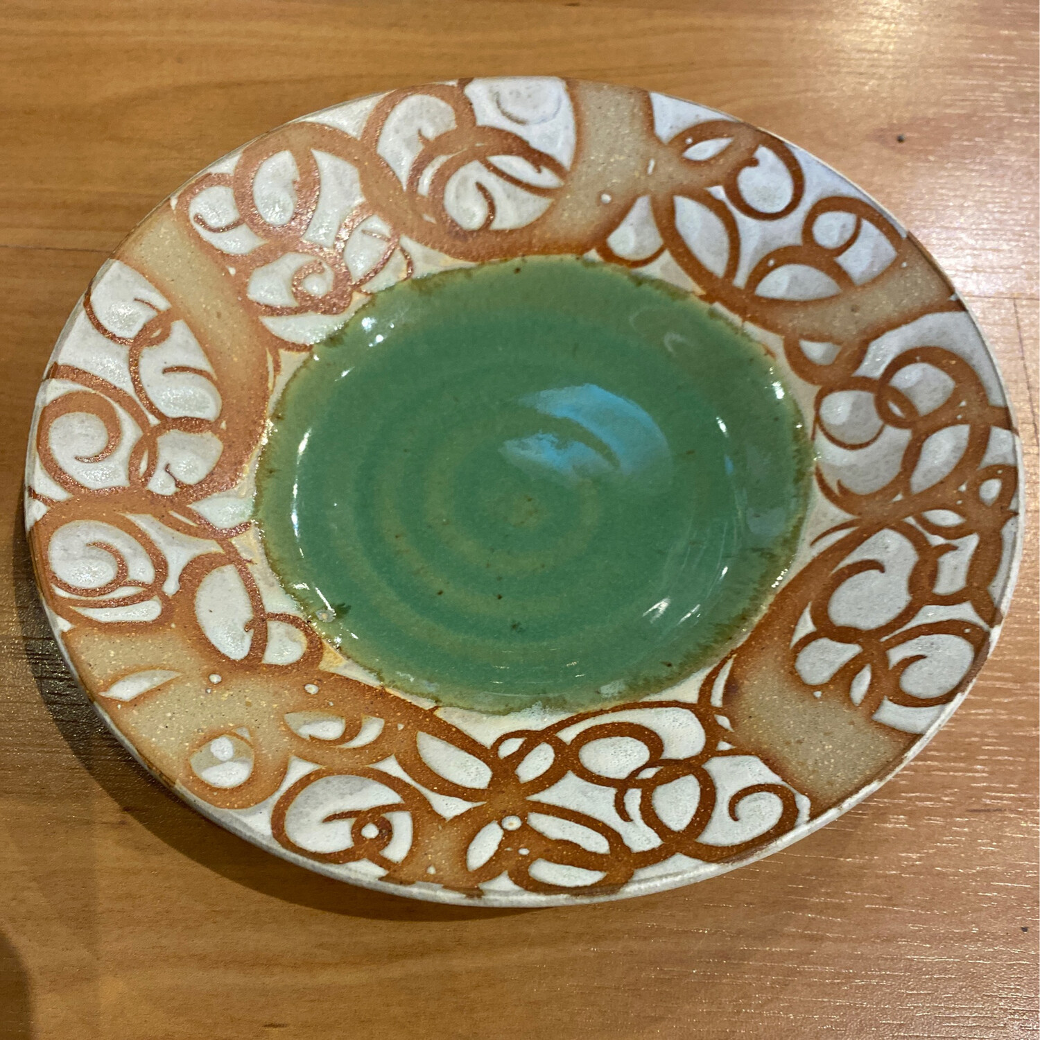 LK Bread Plate Seafoam