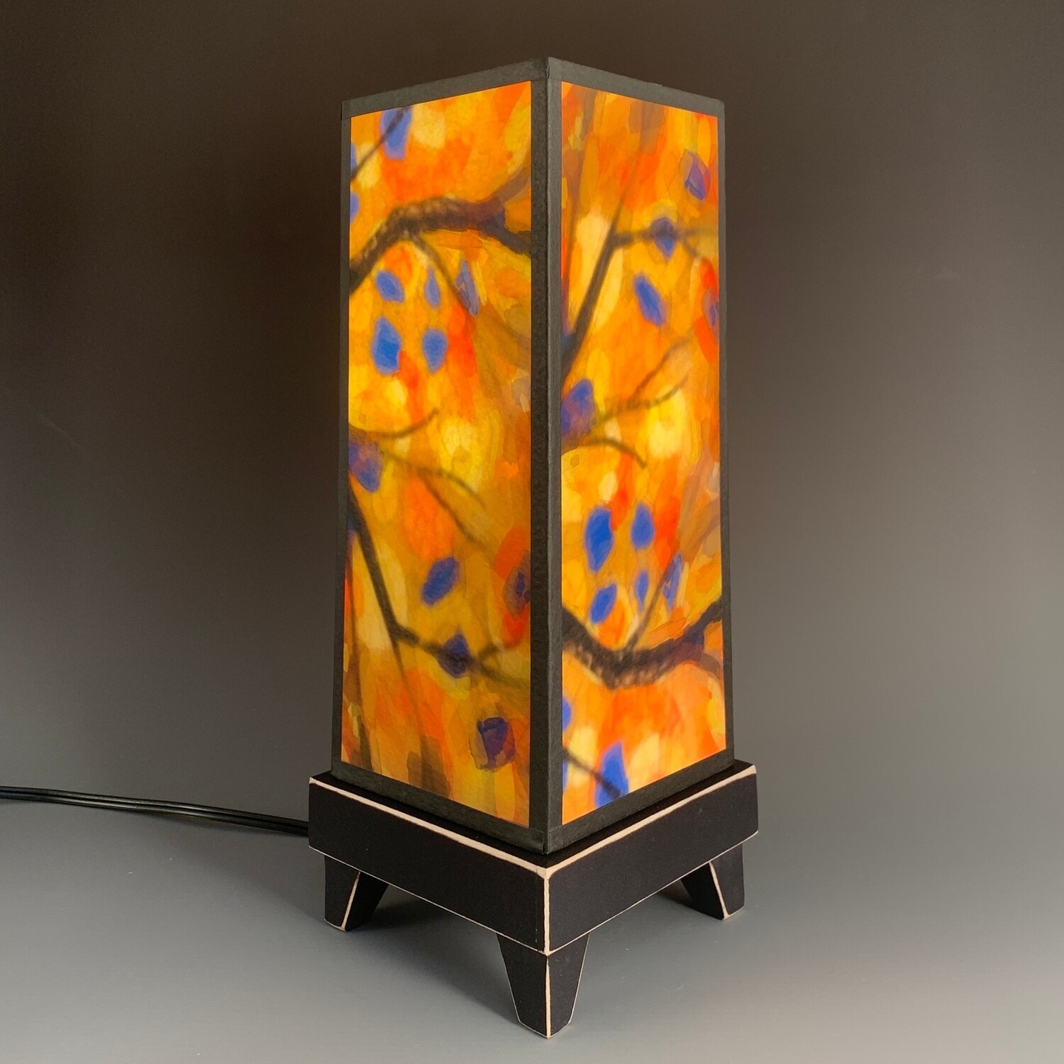 ML96 - Stained Tree Lamp ML96 - Stained Tree Lamp