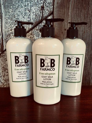 Eucalyptus Goat Milk Lotion - 8 oz Eucalyptus Goat Milk Lotion - 8 oz