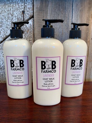 Lavender Goat Milk Lotion - 8 oz. Lavender Goat Milk Lotion - 8 oz.