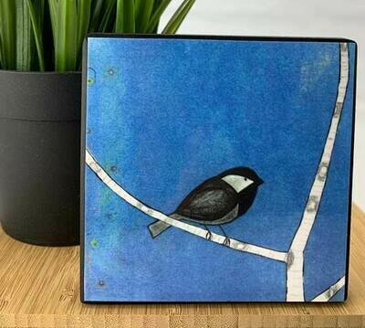 Blue chickadee 4x4 Blue chickadee 4x4