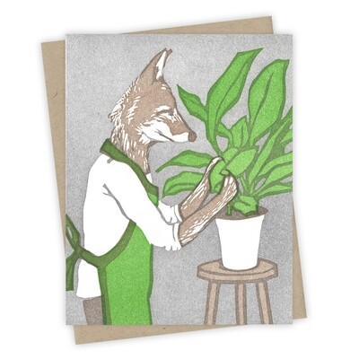 Green Thumb Coyote Card
