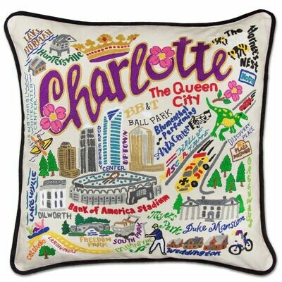 Charlotte Hand-Embroidered Pillow