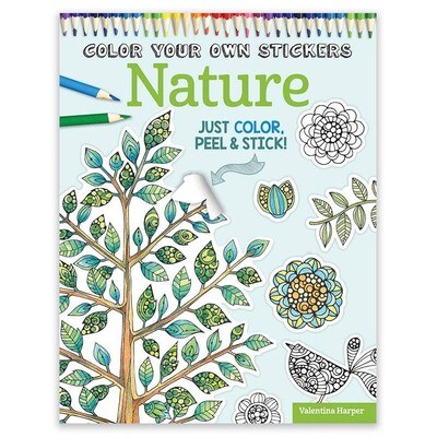 Nature Coloring Stickers