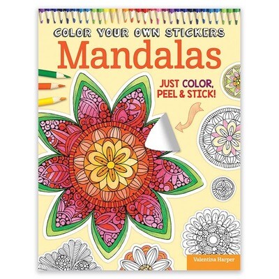 Mandala Coloring Stickers