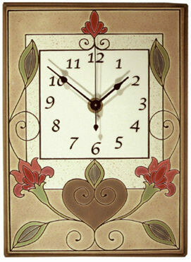Jocabean Flowers Clock