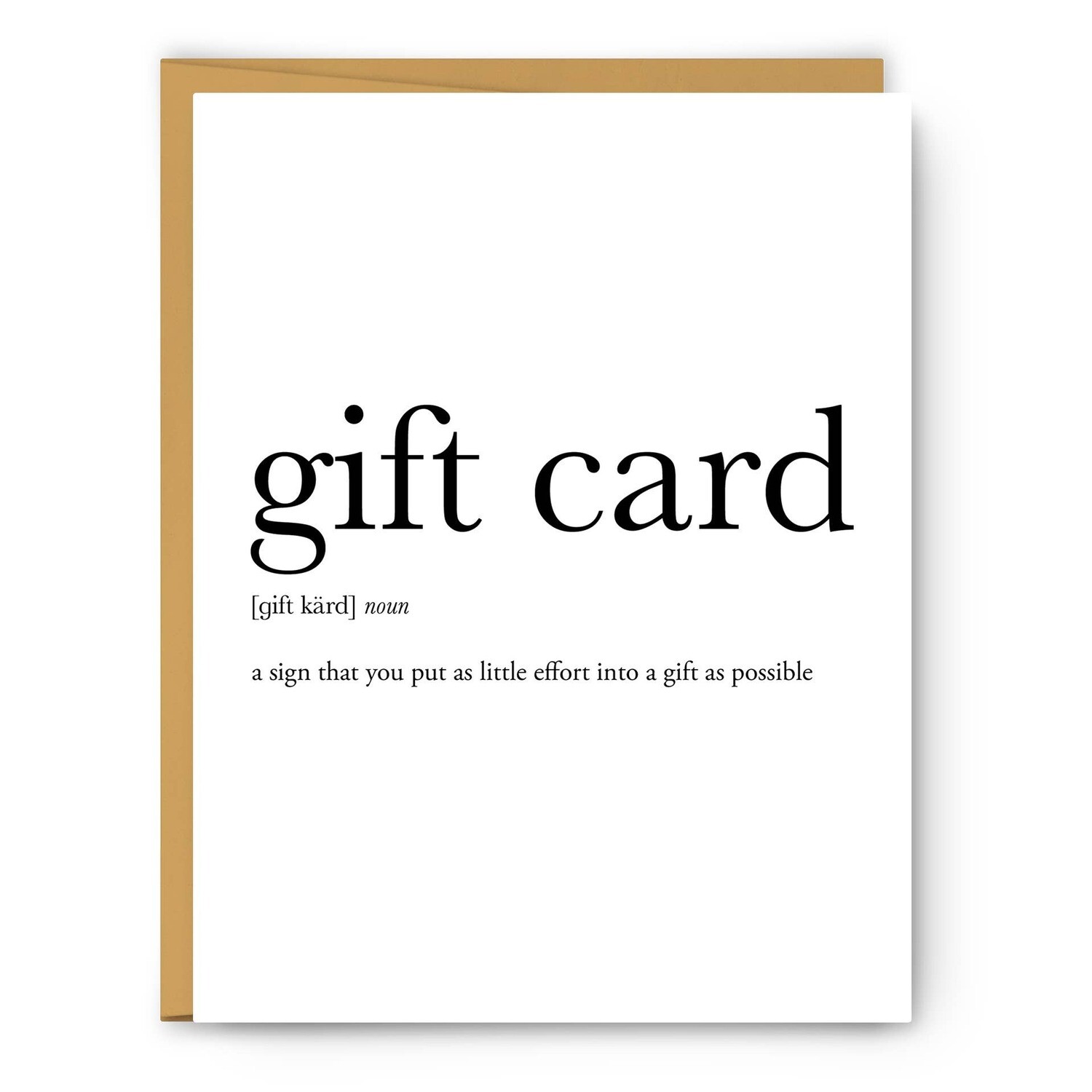 Gift Card Card