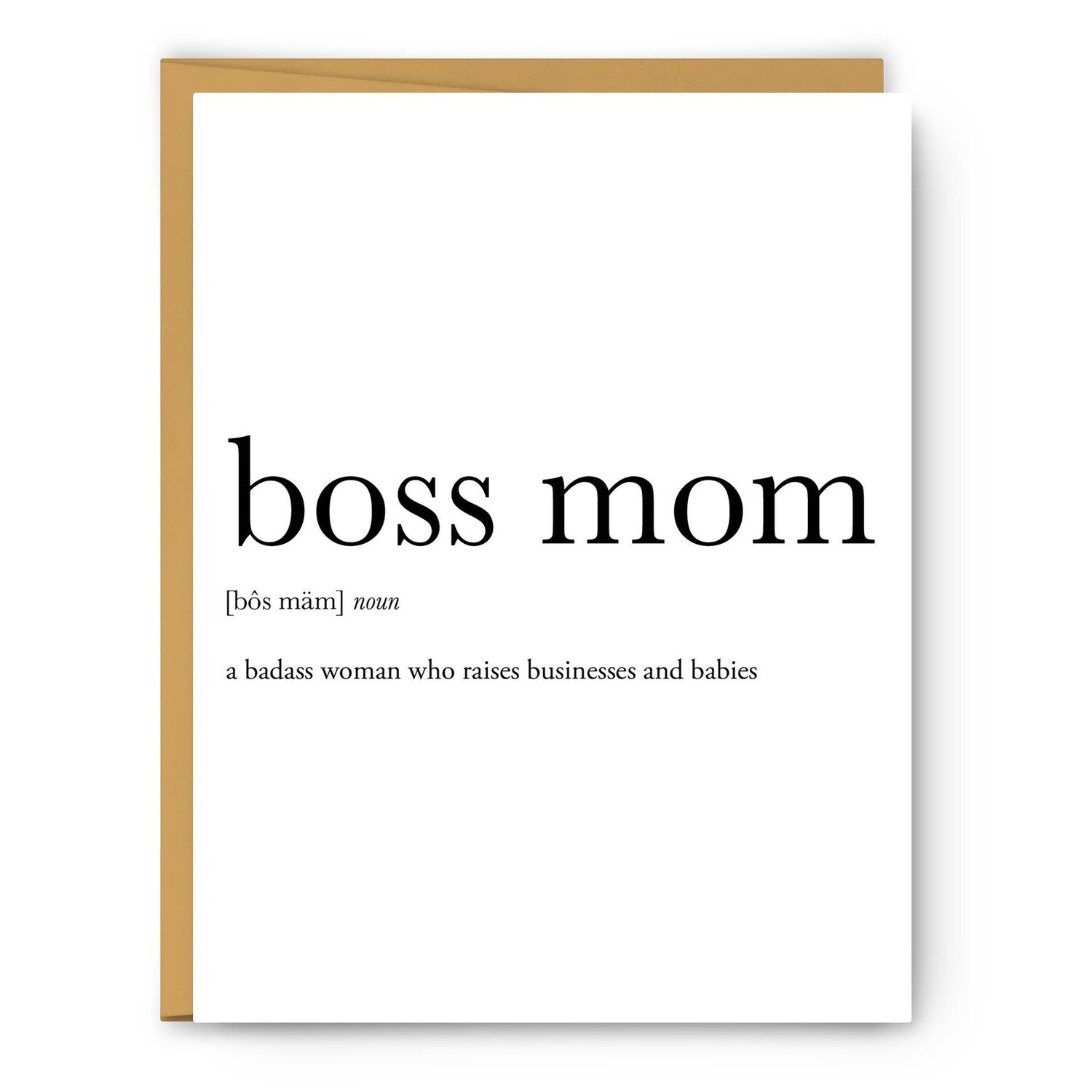 Boss Mom Card