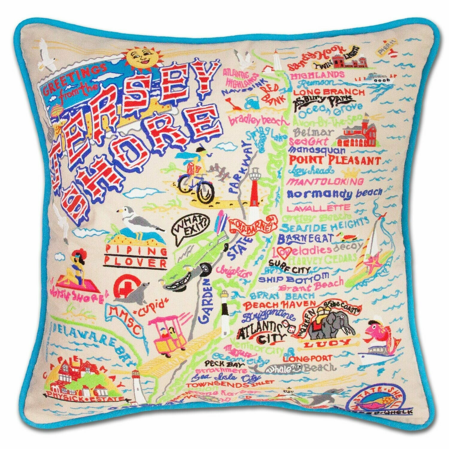 Jersey Shore Pillow