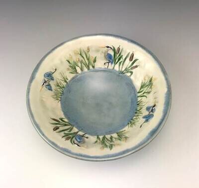 Herons blue xsm bowl