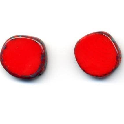 Circle Small Stud Red (RD)