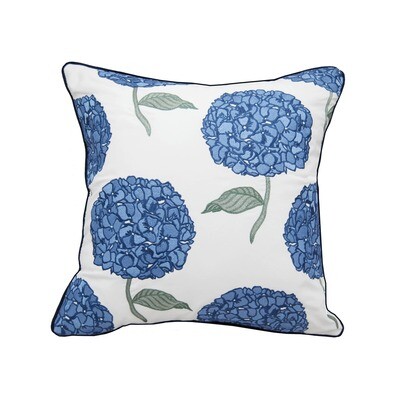 Hydrangea Pattern Indoor/Outdoor Pillow