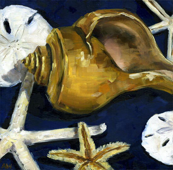 108 Shell on Navy 2 8x10