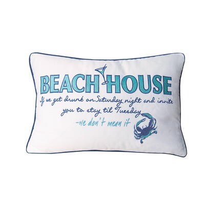 Beach House Inspiration - Indoor Cotton Lumbar