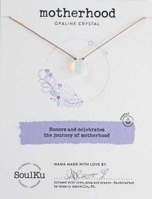 Opaline Crystal SoulShine Necklace Honoring Motherhood - SS7 - 16"