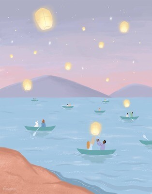 Lantern Festival Art Print - 8.5”x11”