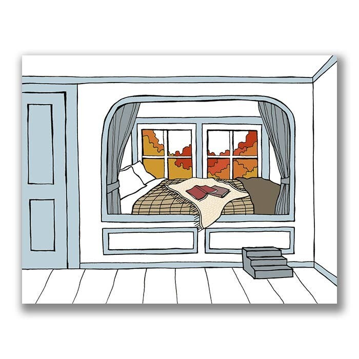 Reading Nook Print - 8x10
