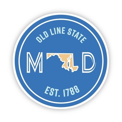 Old Line State Maryland Sticker
