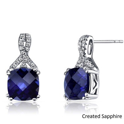 Stud Earring - Sapphire