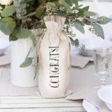 Congrats Wine Bag. - 100% Natural Linen