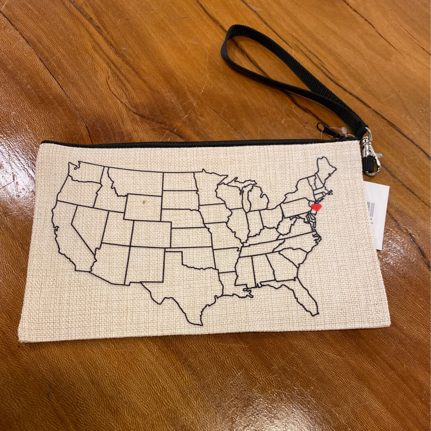 Map Zipper Pouch - Large