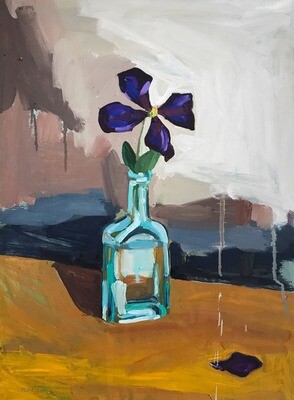 Dad&#39;s Clematis Fine Art Print - 11x14&quot;