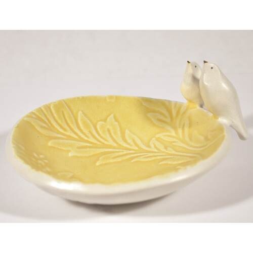 Buttercup bird bowl