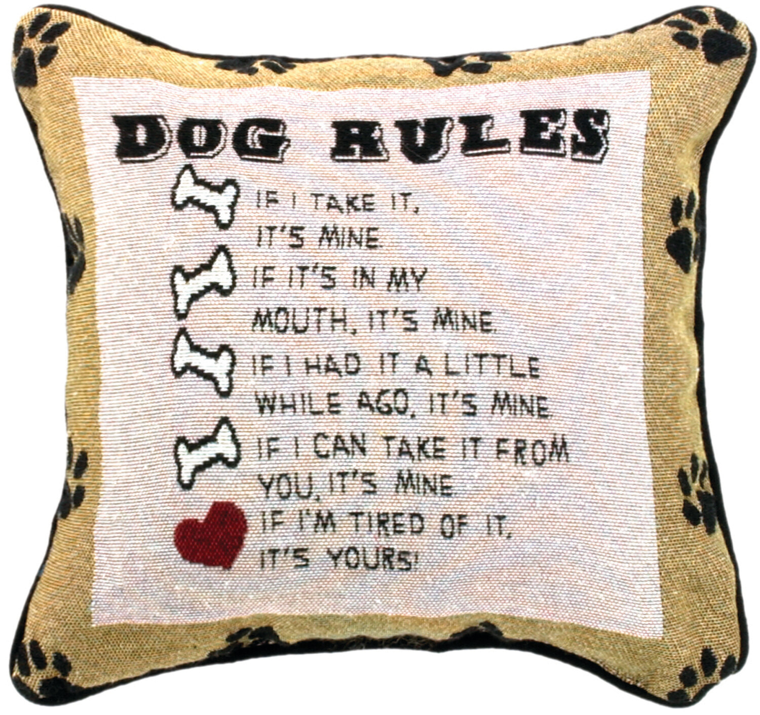 DOG LAWS pillow