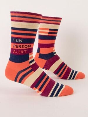 Fun Person Alert Men&#39;s Socks