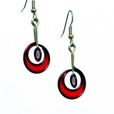  514 Stainless Steel and Resin Earrings