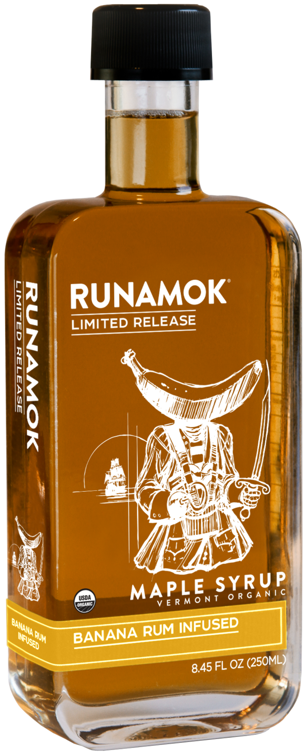 *LIMITED RELEASE Banana Rum Infused Maple Syrup 250ml