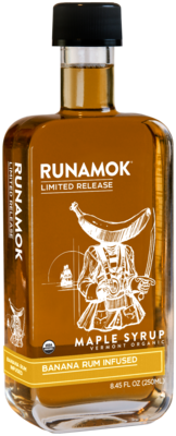 *LIMITED RELEASE Banana Rum Infused Maple Syrup 250ml