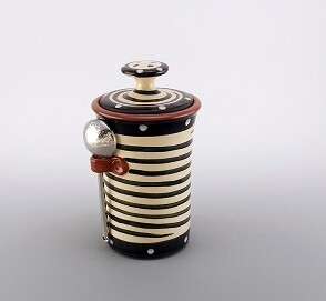 Spiral Coffee Jar w/ spoon