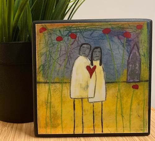 Couple,heart,house 4x4 Couple,heart,house 4x4