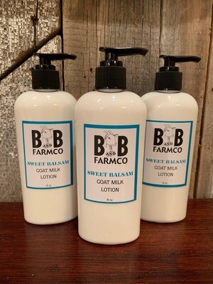 Sweet Balsam Goat Milk Lotion - 8 oz. Sweet Balsam Goat Milk Lotion - 8 oz.