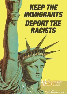 Keep the immigrants. Deport the racists Magnet 