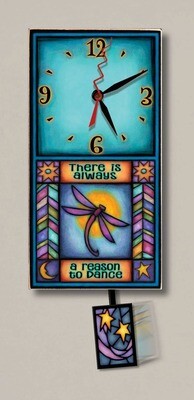 WAC193 - Always a Reason to Dance Clock WAC193 - Always a Reason to Dance Clock