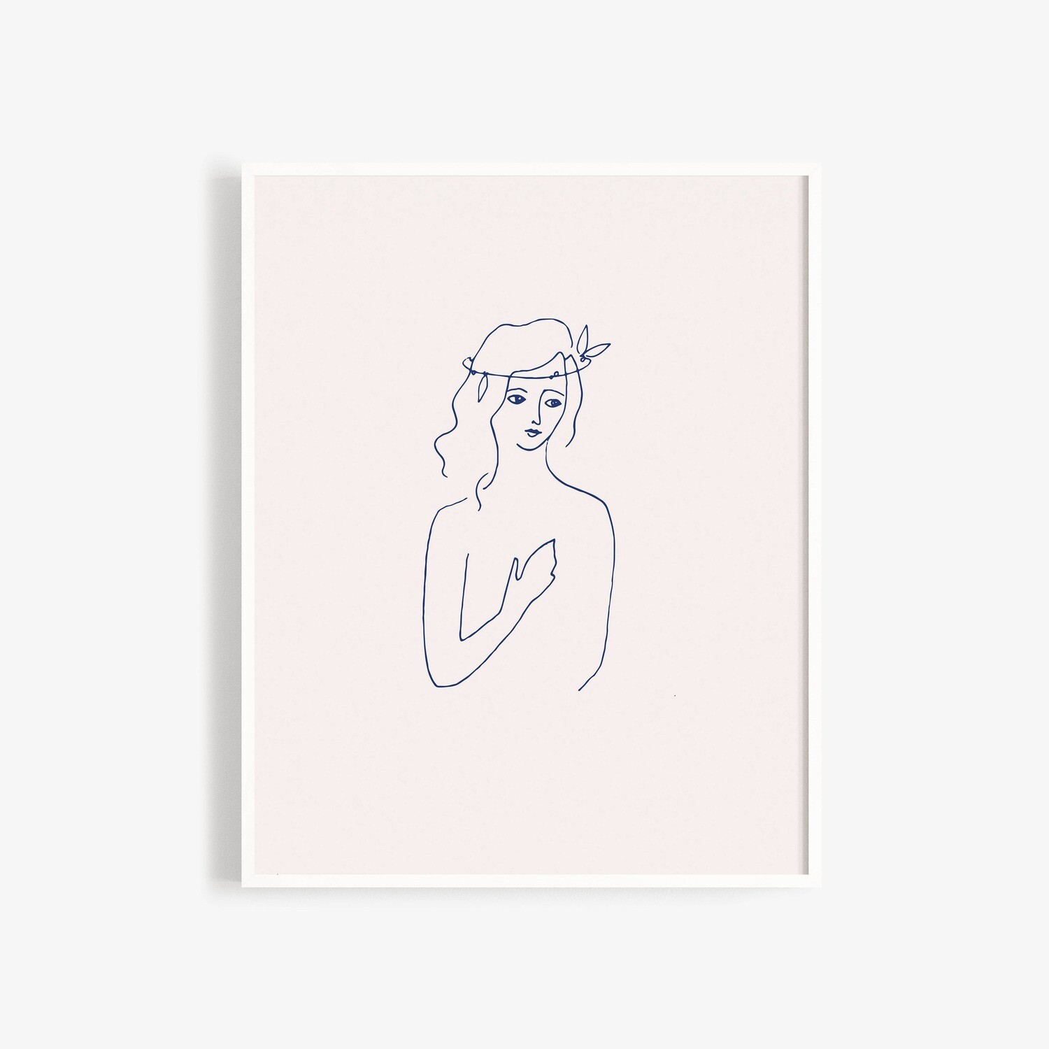 Hand Over Heart Art Print   