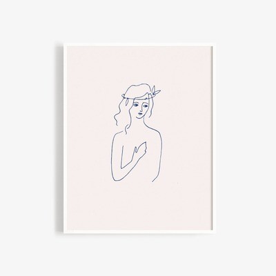 Hand Over Heart Art Print   