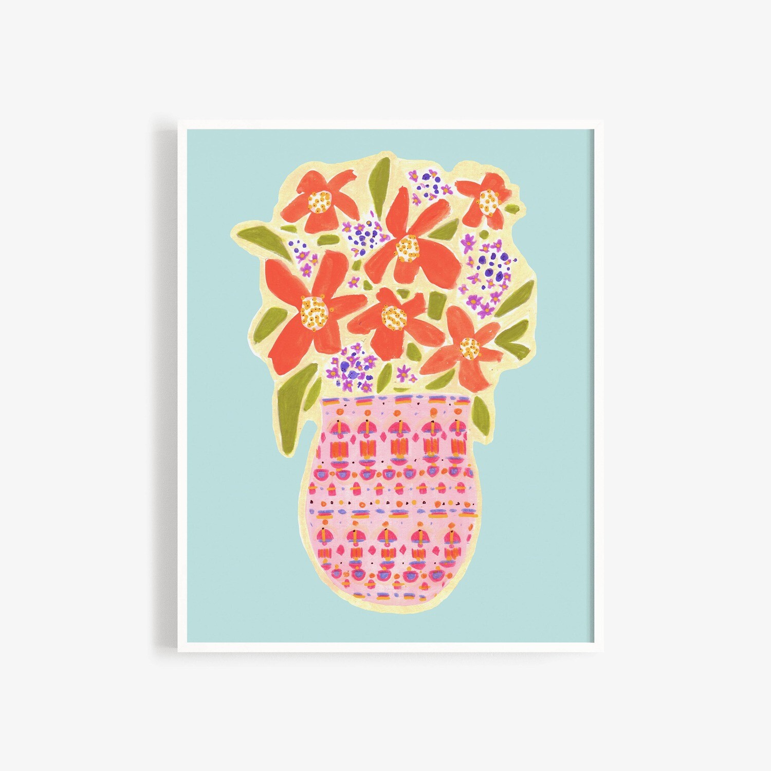Floral Vase Art Print