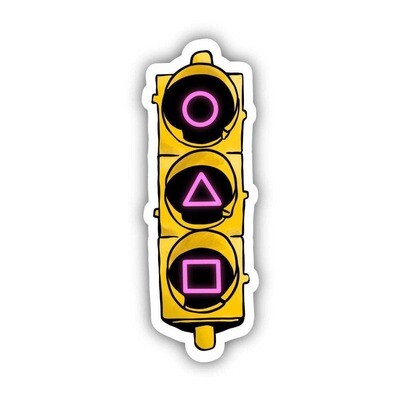 Squid Game Traffic Light Sticker