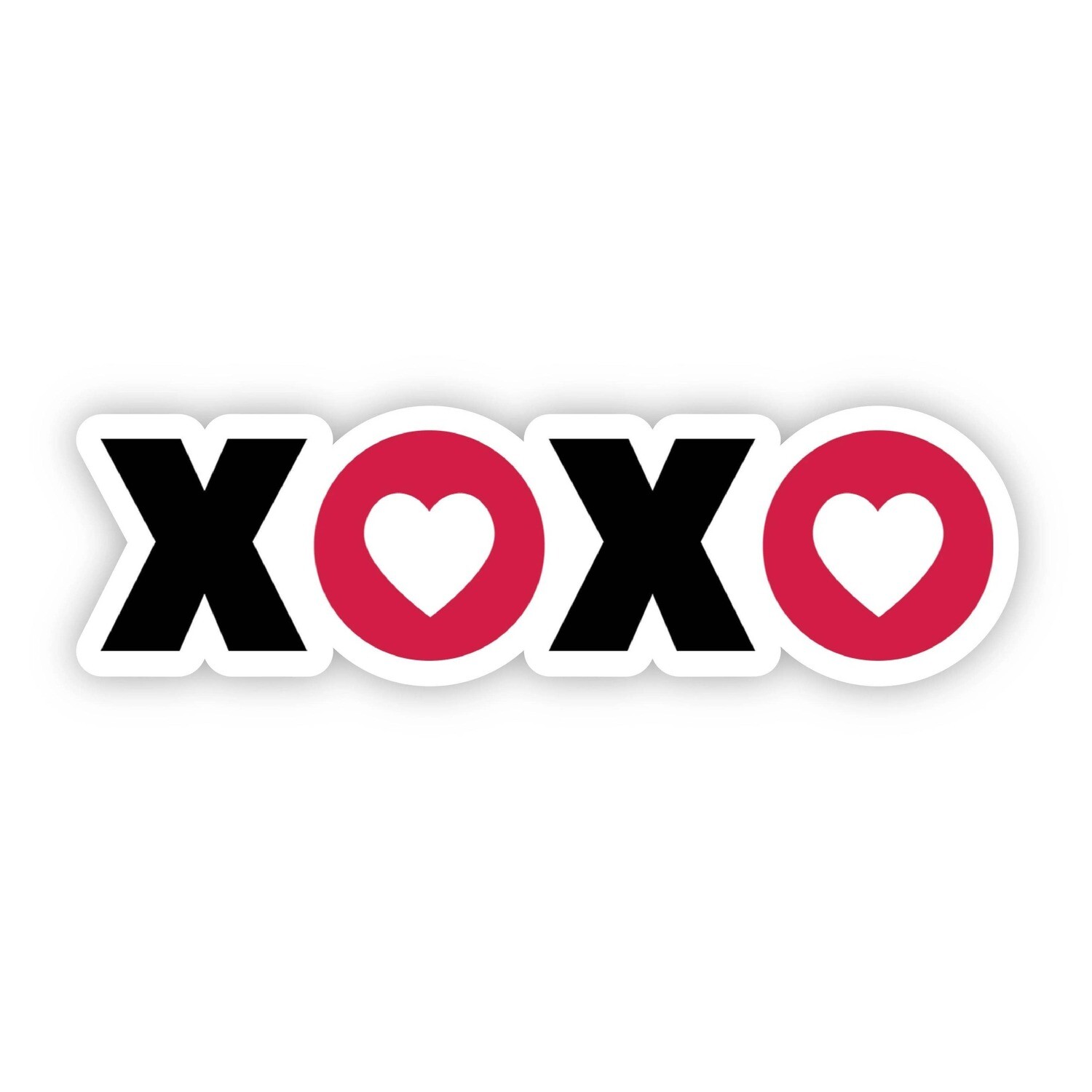 XOXO Hearts Sticker
