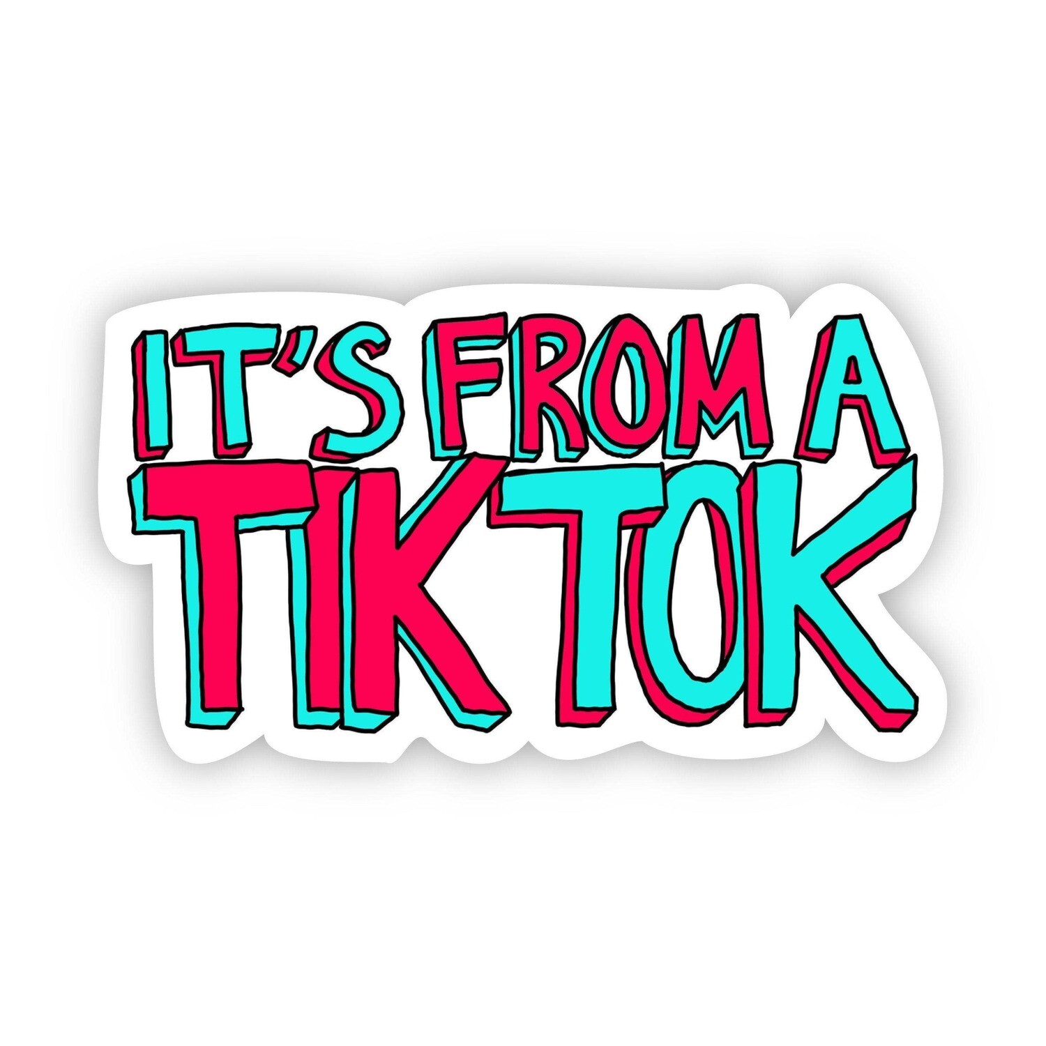 It&#39;s from a Tiktok Sticker